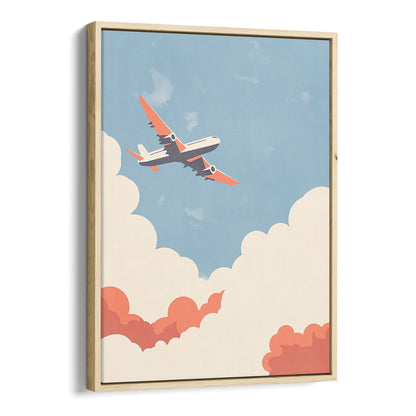 Mid-century Jetliner Art Print