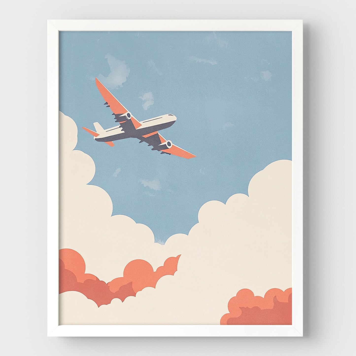 Mid-century Jetliner Art Print