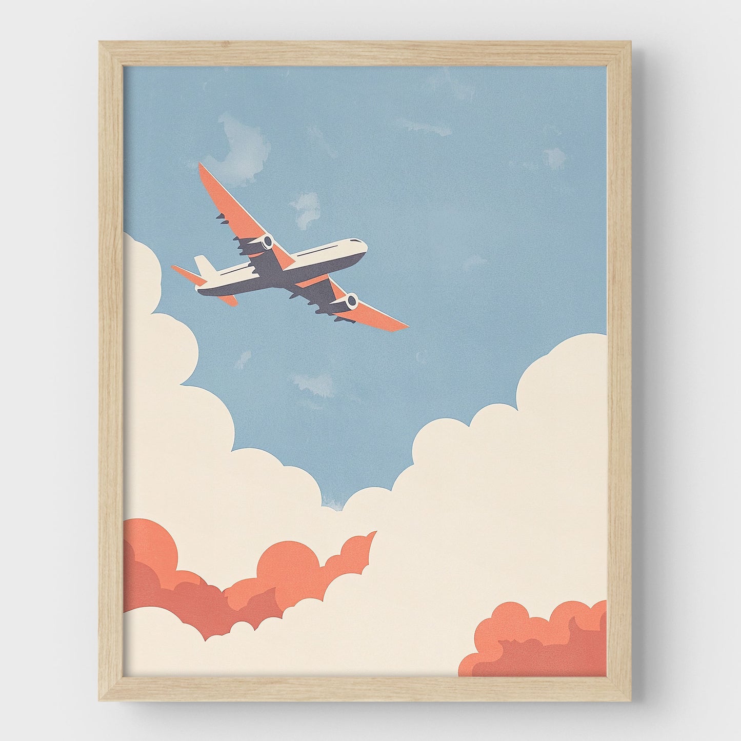 Mid-century Jetliner Art Print