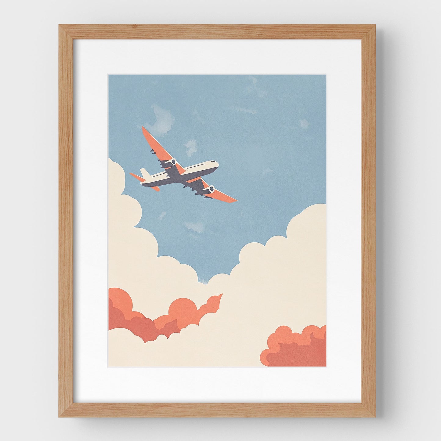 Mid-century Jetliner Art Print