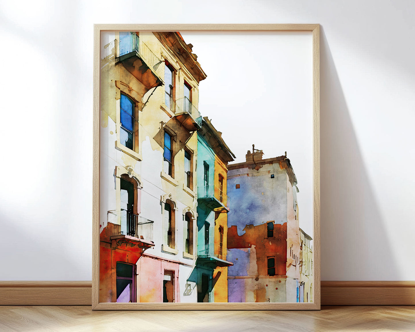 Colorful Buildings III Print