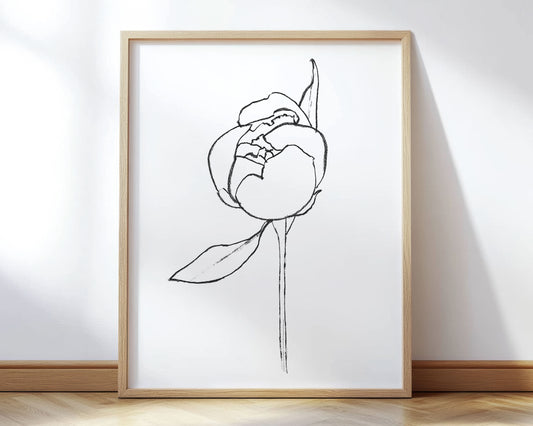 Blooming Peony Print