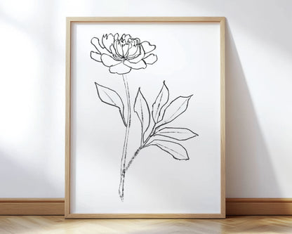 Peony Print