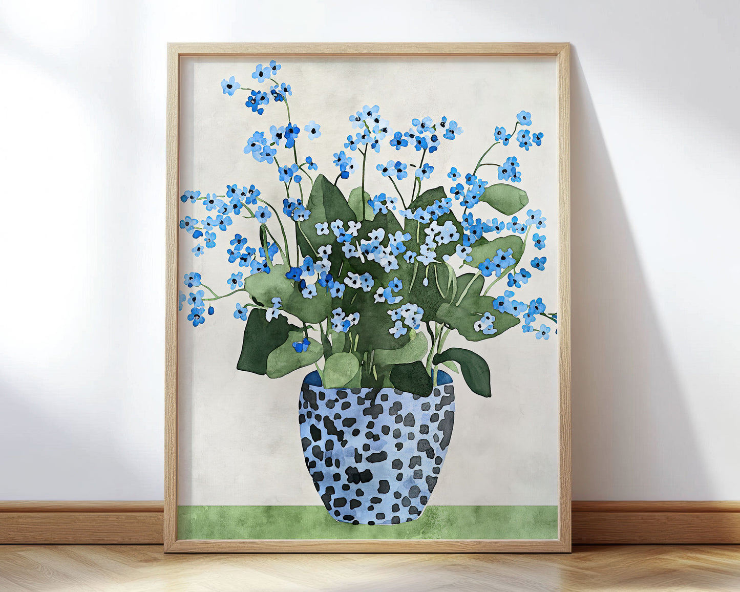 Forget-Me-Not Still Life Print