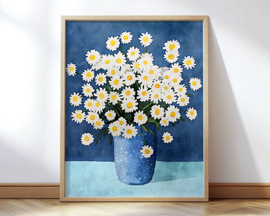 Chamomile Flowers Still Life Print