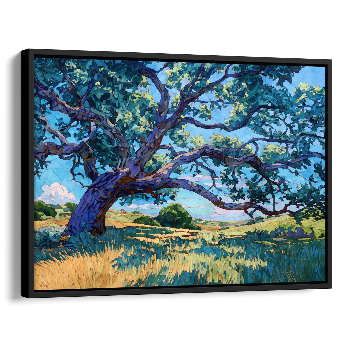 Texas Live Oak Tree Art Print