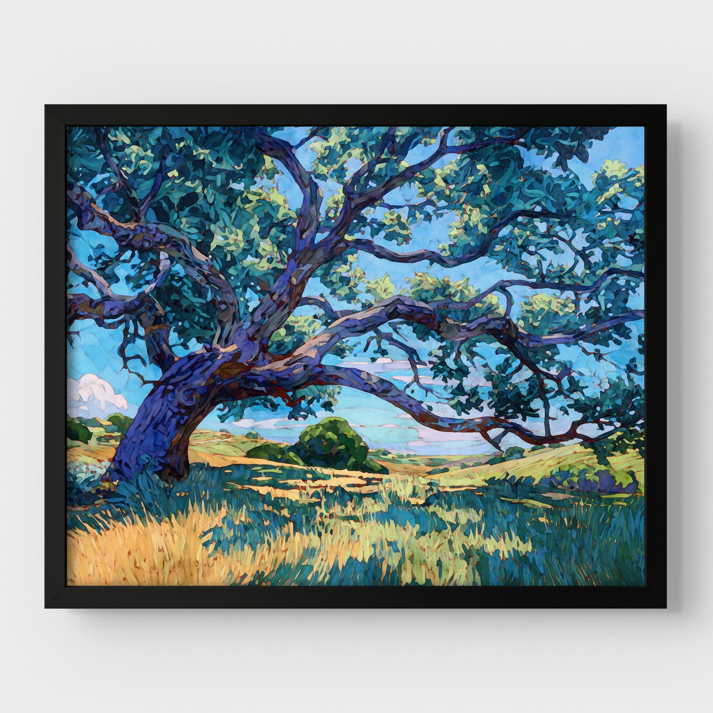Texas Live Oak Tree Art Print