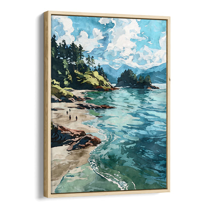 Vancouver Coast Watercolor Print