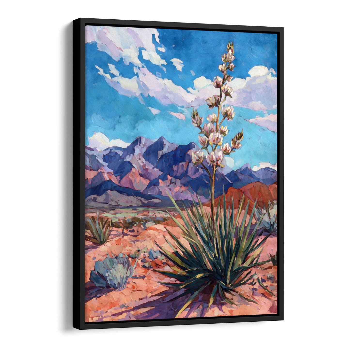 Yucca Desert Bloom Art Print