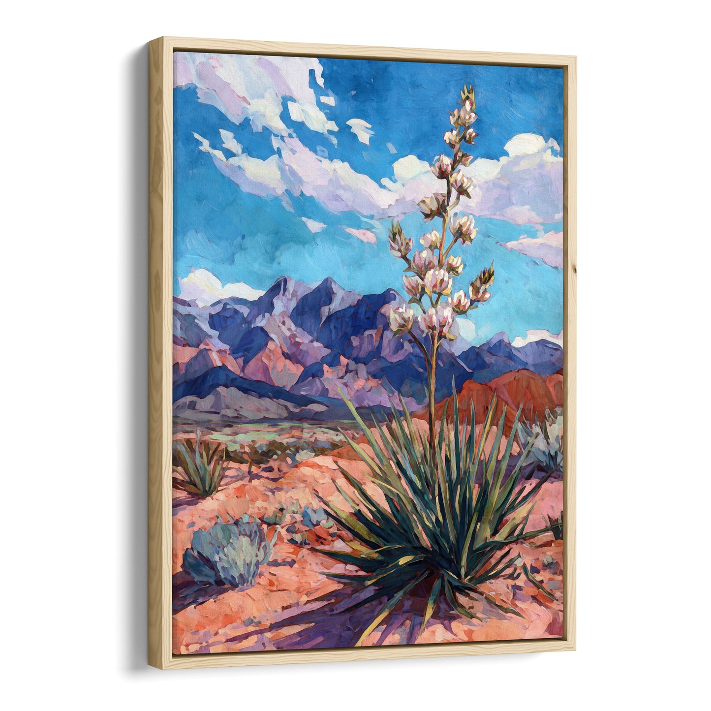 Yucca Desert Bloom Art Print