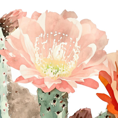 Flowering Cactus Horizontal Note Cards