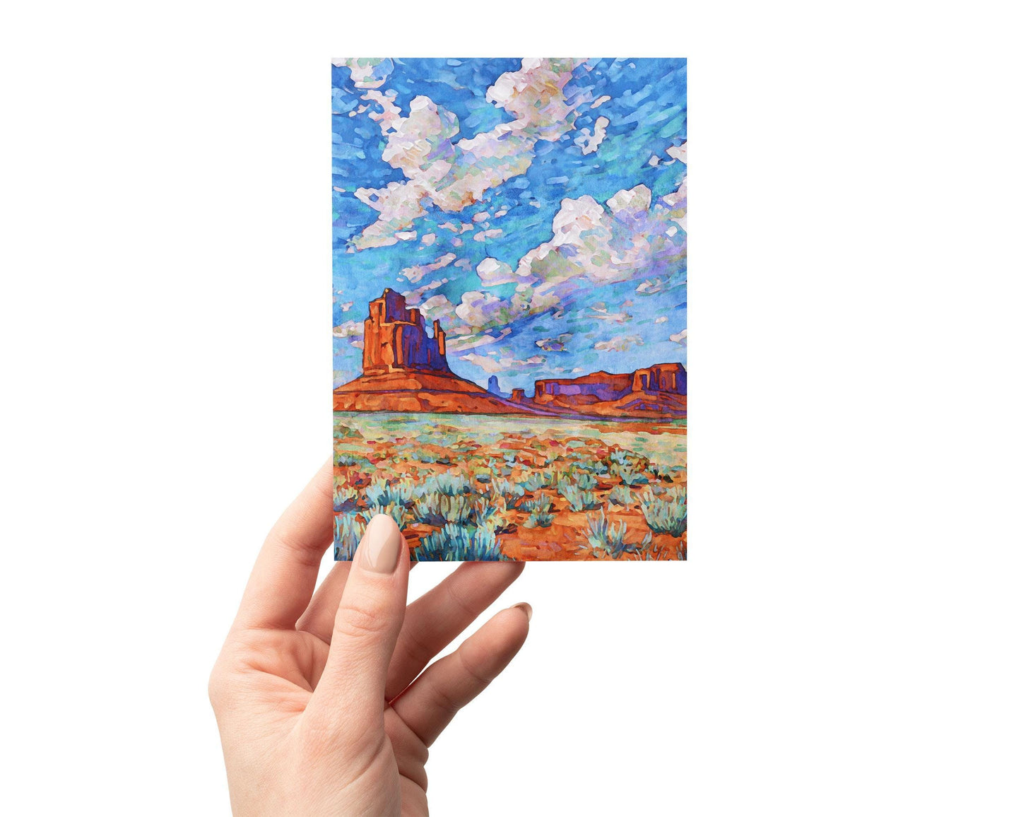 Monument Valley Watercolor Note Cards